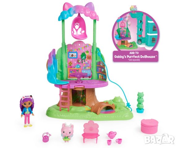 Gabby's Dollhouse - Приказна къща на дърво, снимка 2 - Играчки за стая - 45619250