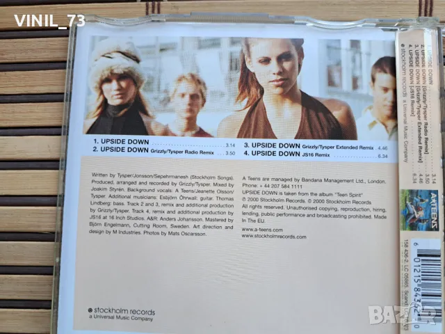 A*Teens – Upside Down, снимка 3 - CD дискове - 50345262