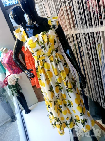 Рокля с лимони, снимка 1