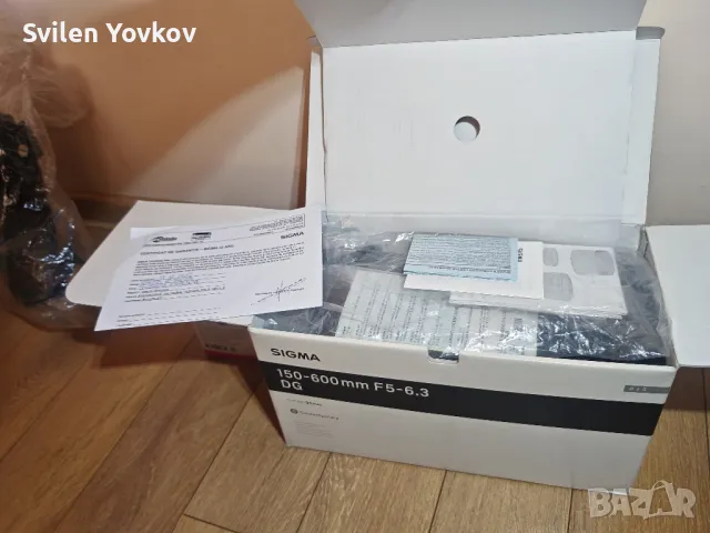 продавам обектив Sigma 150-600mm f/5-6.3 DG OS HSM C - Canon EF

, снимка 4 - Обективи и филтри - 49700468