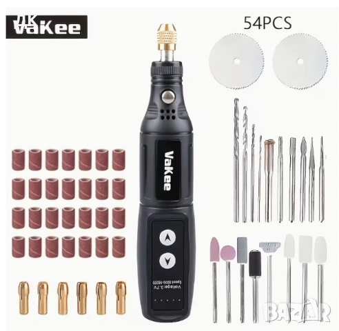 мини електрическа дрелка 54 части 