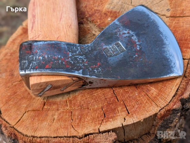 Стара реставрирана рядка Немска брадва, снимка 9 - Антикварни и старинни предмети - 51049703