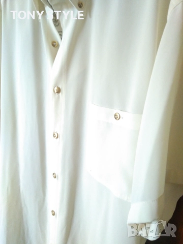 VERSACE Оригинал Нова Мъжка Риза с Яка L, снимка 7 - Ризи - 51667786