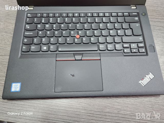 Лаптоп Lenovo ThinkPad T470 14" IPS FULL HD / Core i5 6300U / 8GB DDR4 / 256 GB M.2 NVMe, снимка 5 - Лаптопи за работа - 45648919