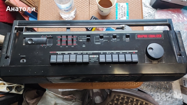 Касетофон Hitachi TRK W350 E, снимка 2 - Радиокасетофони, транзистори - 52412875