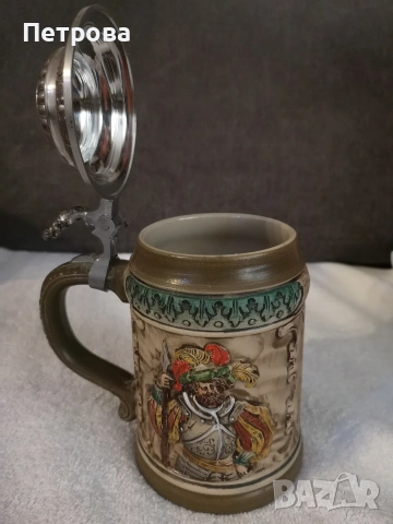 релефна халба за бира , снимка 4 - Антикварни и старинни предмети - 53716486