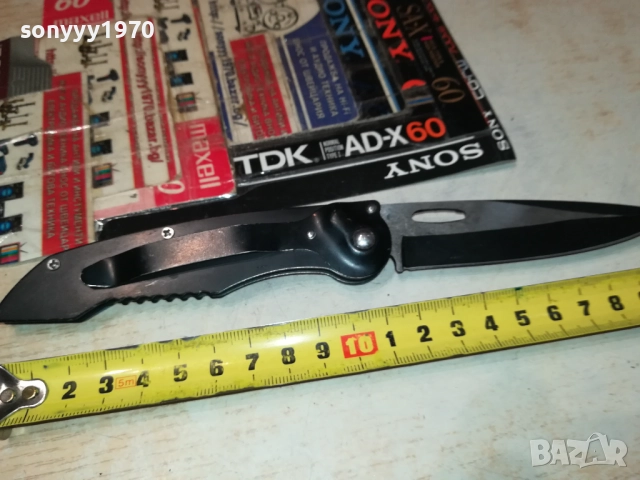 МЕТАЛНА ЧЕРНА АВТОМАТИЧНА НОЖКА 0509251737, снимка 11 - Оборудване и аксесоари за оръжия - 51618440