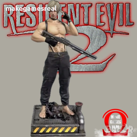 Екшън фигура Resident Evil 2 - Leon S. Kennedy, снимка 5 - Аксесоари - 54240844