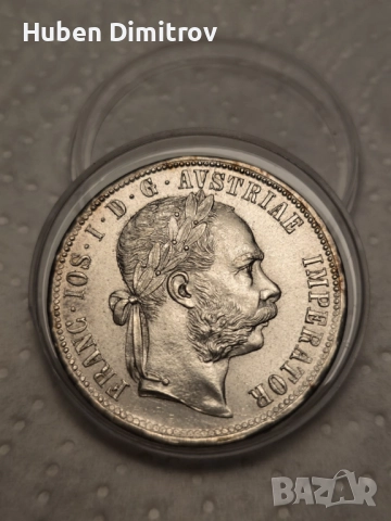 Австрия 1 Флорин 1879 година 