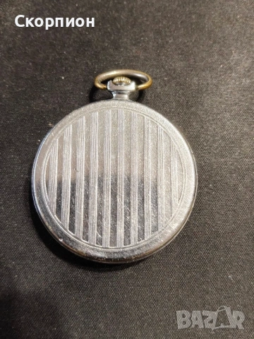 Джобен часовник - Молния - СССР - 18 РУБИНА - АРАБСКИ ЦИФРИ И ЖЪЛТИ СТРЕЛКИ, снимка 14 - Джобни - 48925860