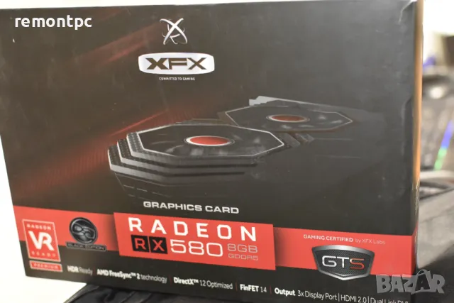 RX 580 XFX 8 GB - в кутия . Топ състояние, снимка 8 - Видеокарти - 48040560