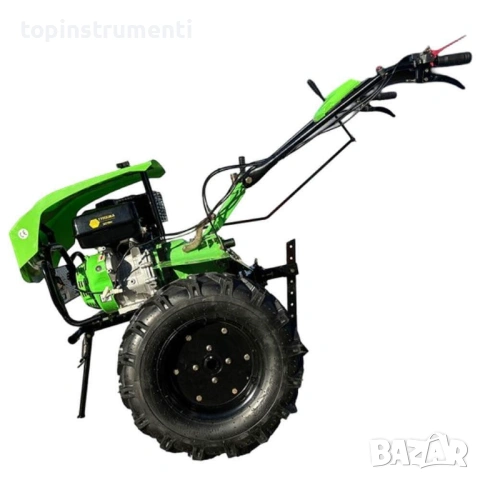 Мотоблок бензинов ТУНДЖА 9000К, 9 к.с., 4-тактова, 270 куб.см, 1400 мм ширина, с инвентар, снимка 4 - Градинска техника - 53537428