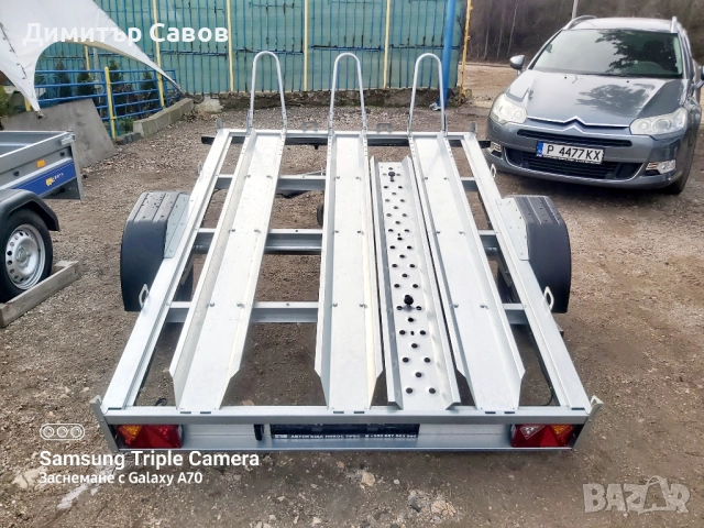 Туристическо,самосвално ремарке за 3 мотора REPO до 750кг., снимка 10 - Ремаркета - 52008188