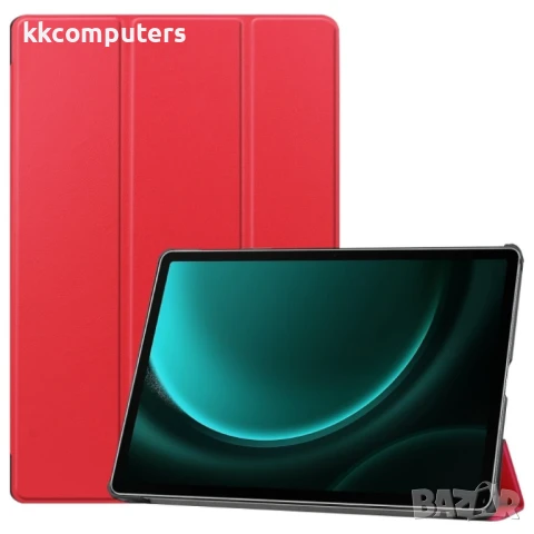 Samsung Galaxy Tab S9 FE+ Кожен Калъф и Протектор, снимка 2 - Калъфи, кейсове - 51166994