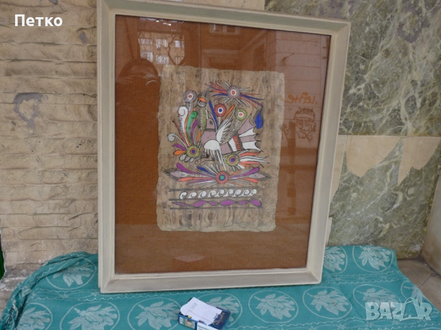 Стара картина 59 / 49 см, снимка 6 - Антикварни и старинни предмети - 53635536