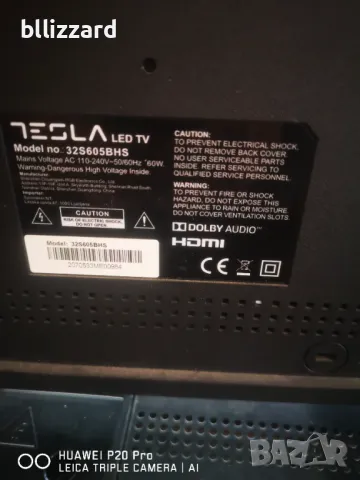 НА ЧАСТИ,TESLA LED 32S605BHS, снимка 1