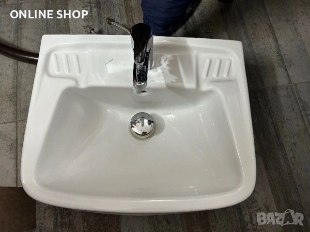 Комплект за баня - мивка, смесител и сифон, снимка 8 - Смесители - 53576683
