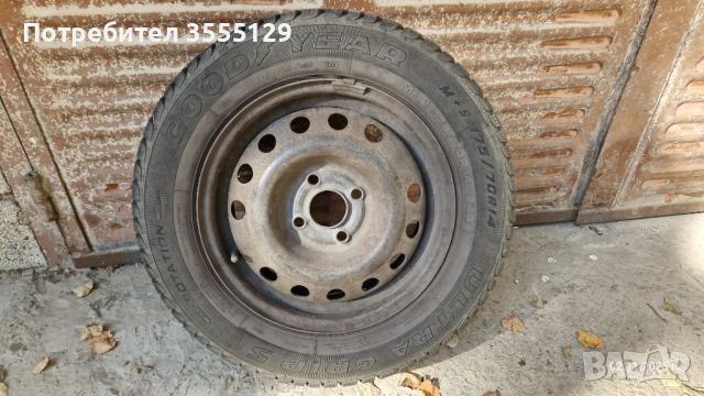 Джанти 14 със зимни гуми Good Year Ultra Grip 5 - за Опел Вектра Б, снимка 6 - Гуми и джанти - 52439271