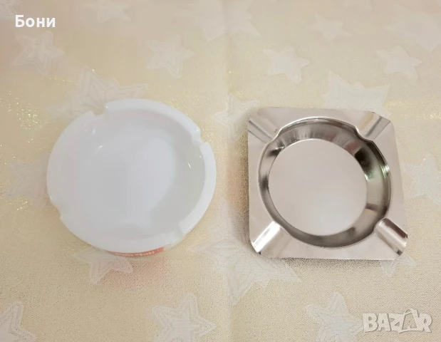 Лот от 2 пепелника, снимка 2 - Декорация за дома - 50678647