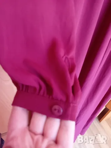 Дълга рокля бордо, снимка 10 - Рокли - 50310849