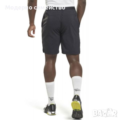 Мъжки къси панталони reebok workout ready woven shorts black, снимка 2 - Други - 46709268