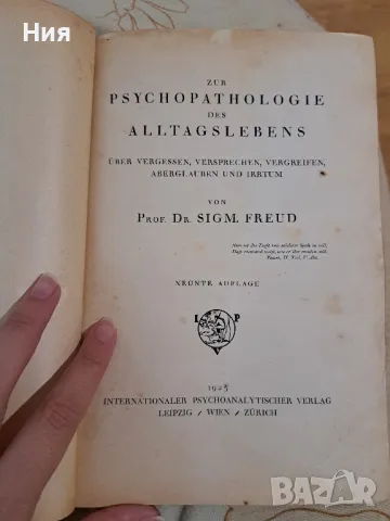Зигмунд Фройд 1923 на немски език, снимка 2 - Чуждоезиково обучение, речници - 47086729