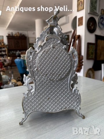 Настолен механичен часовник №7928, снимка 3 - Антикварни и старинни предмети - 53735246