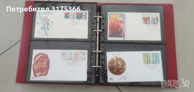 Нов класьор със съхранени първо дневни пликове и марки , снимка 17 - Филателия - 46430309