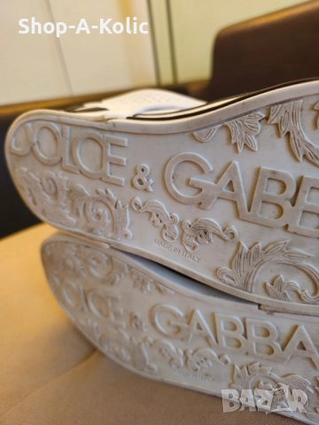 Original DOLCE & GABBANA Custom 2.Zero Low-Top Sneakers, снимка 11 - Маратонки - 51816119