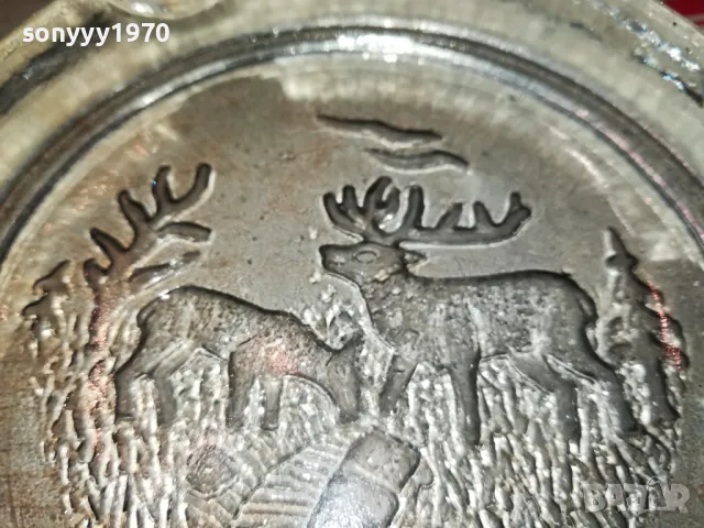 ПЕПЕЛНИК С ЕЛЕНЧЕТА 1405251303, снимка 2 - Антикварни и старинни предмети - 50284355