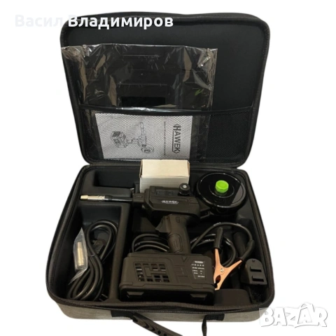 Инверторен телоподаващ апарат без газ Hawek 400A – професионално заваряване с една ръка, снимка 6 - Други инструменти - 53911853