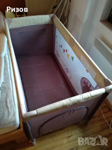 Сгъваема детска кошара с матрак Chipolino, снимка 7 - Бебешки легла и матраци - 50404060
