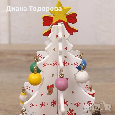 Коледна елха пъзел за игра и за декорация, снимка 2 - Игри и пъзели - 52643378