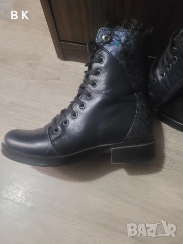 Боти 36ти номер, естествена кожа , снимка 3 - Дамски боти - 52934482