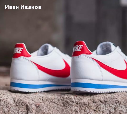 Nike Classic Cortez кожени маратонки номер 36-36,5, снимка 9 - Маратонки - 46059326