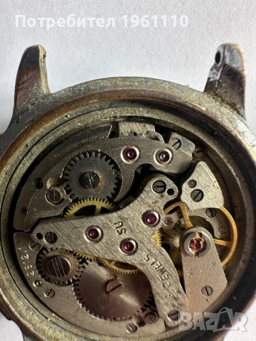 Руски Колекционерски Часовник Полет Звънец, не работещ., снимка 4 - Антикварни и старинни предмети - 53694384