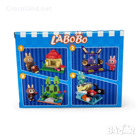 Детски конструктор LABOBO – забавни животинки (4 модела), снимка 4 - Конструктори - 52776485