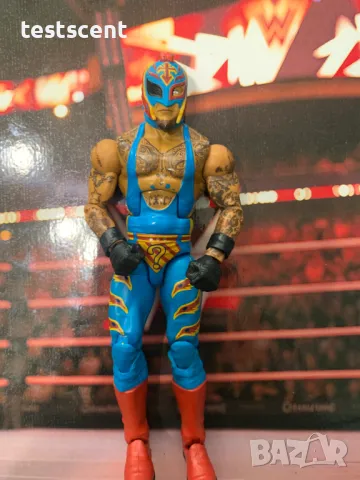 Екшън фигура WWE Rey Mysterio Mattel Elite ? играчка Рей Мистерио, снимка 10 - Колекции - 48429977