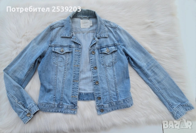 Дънково яке H&M размер ХЛ , снимка 6 - Якета - 54011174