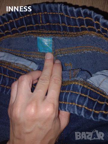 Тъмносини  дънки/ Черен панталон, снимка 2 - Детски панталони и дънки - 52110867