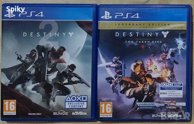 Destiny и Destiny: The Taken King за PS4/ПС4, снимка 1 - Игри за PlayStation - 45685278