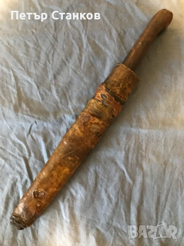 Стар овчарски нож с кания, каракулак