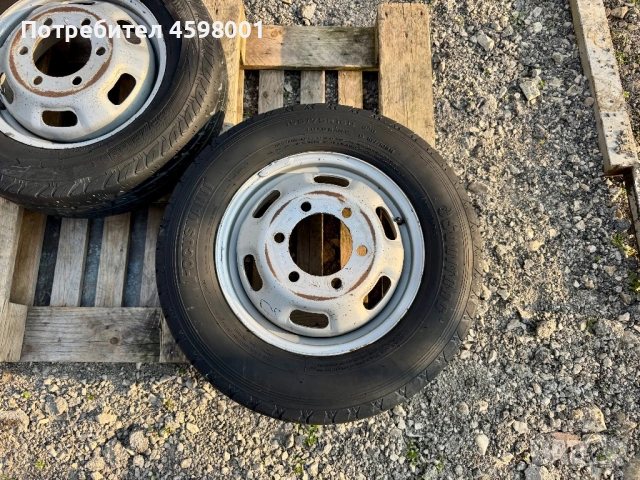 2бр.Джанти+Гуми 16цола 6x170 за ДВОЙНА ГУМА Iveco Daily(2000-2025), снимка 4 - Гуми и джанти - 53754025