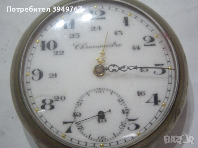 Джобен швейцарски часовник., снимка 2 - Джобни - 52458813