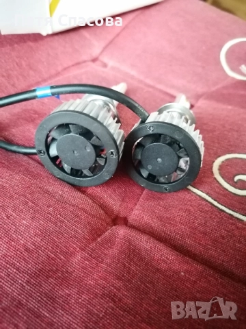 Комплект 2бр. Led Крушки H1, 8000k, Ice Blue, синя светлина, снимка 3 - Аксесоари и консумативи - 51778892