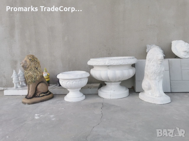 Лъвпе от бетон, снимка 3 - Градински мебели, декорация  - 53102835