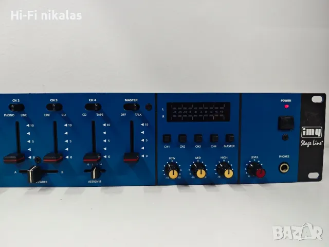 мишпулт миксер пулт смесител IMG stage line mpx 6200, снимка 3 - Ресийвъри, усилватели, смесителни пултове - 48616872