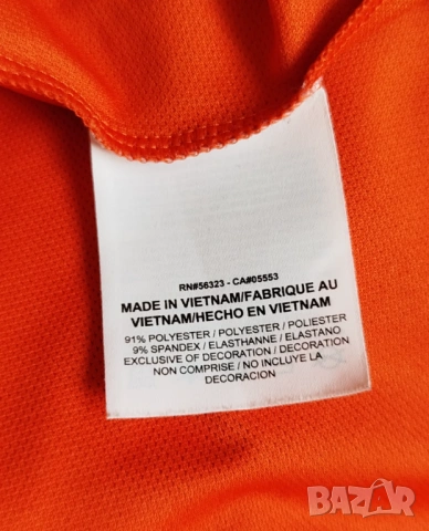 тениска Nike- Golf- dri fit-размер M- оранжев, снимка 8 - Тениски - 53850942