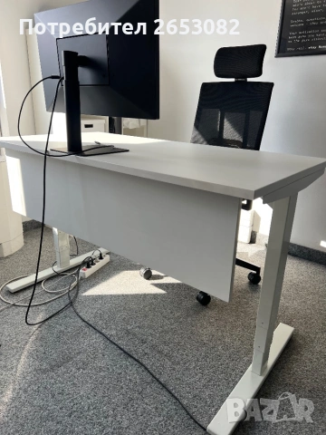 Офис сет - регулеруемо бюро и стол, снимка 2 - Бюра - 53616163