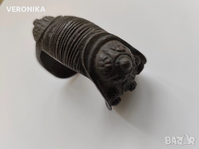 Възрожденска гривна Рогатка, снимка 3 - Антикварни и старинни предмети - 54282130